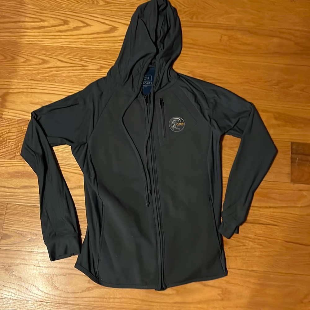 O’Neill Supertech Santa Cruz techno butter zip hooded jacket.